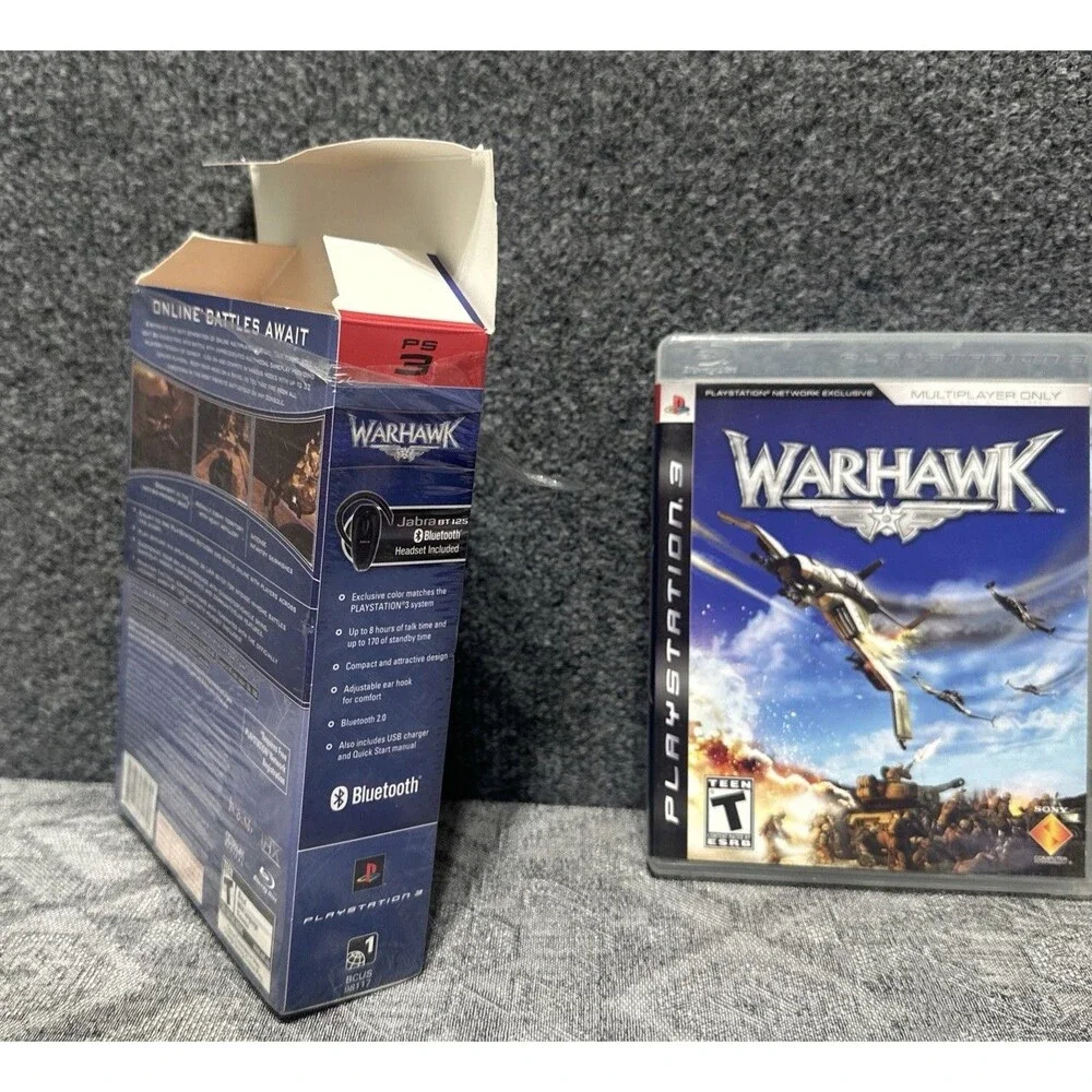 Warhawk PS3 Big Box Edition Game & Case No Headset or Manual